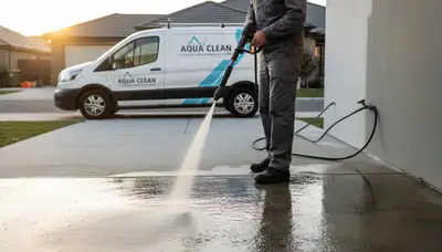 Concrete pressure cleaning in Olathe, KS by Olathe Paint Pros for driveways and patios