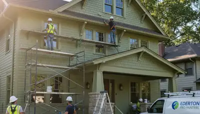 Painter team providing professional painting services in Olathe, KS for homes and businesses
