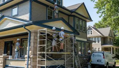Painting contractor in Olathe, KS providing professional residential and commercial painting services