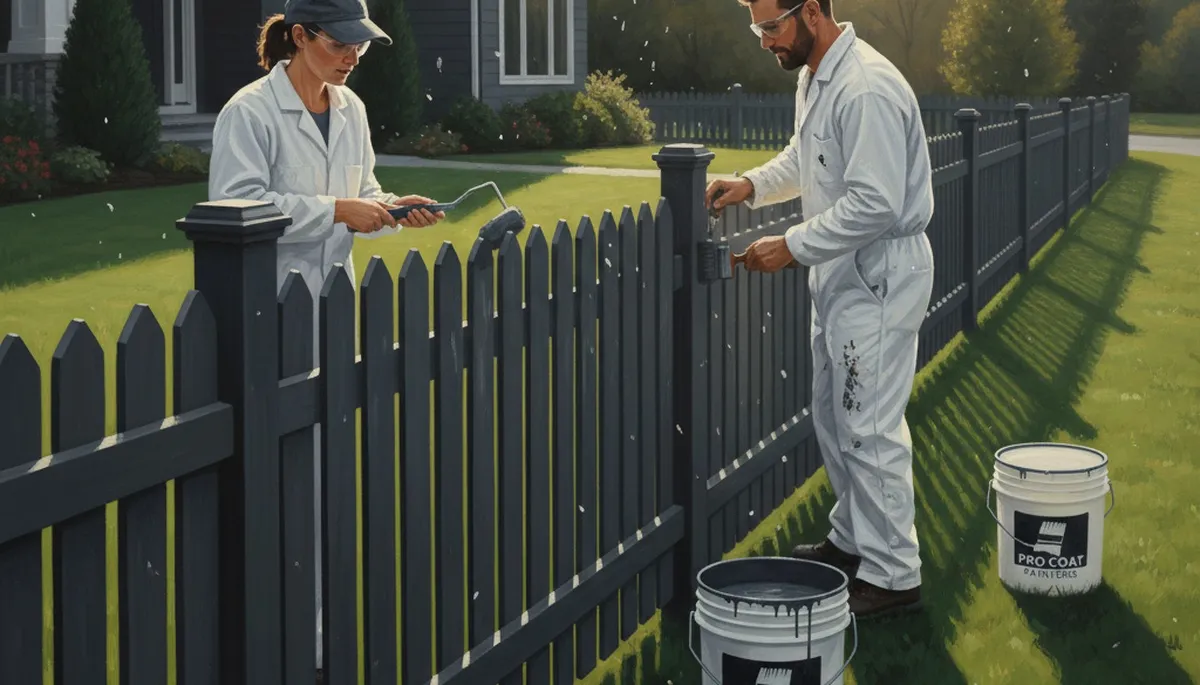 Fence painting in Olathe, KS for durable protection against sun and humidity