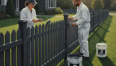 Fence painting in Olathe, KS for durable protection against sun and humidity
