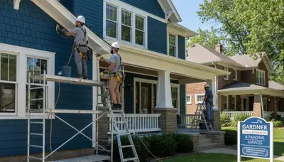 Professional painters providing interior and exterior painting services in Olathe, KS