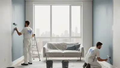 Interior house painting in Olathe, KS by Olathe Paint Pros for a clean, professional finish