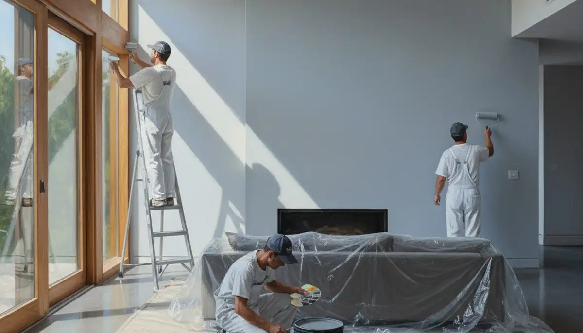 Interior house painting service in Olathe, KS by Olathe Paint Pros