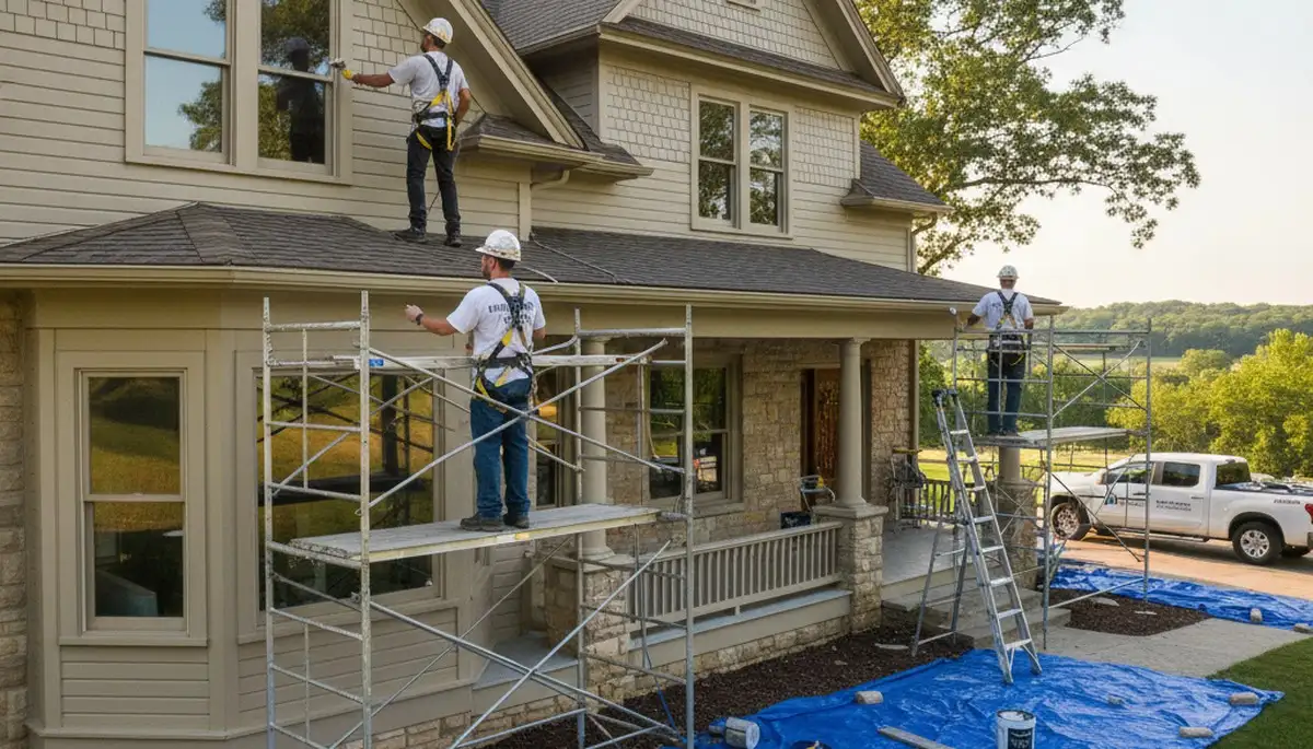 Professional painters in Olathe, KS providing interior and exterior painting services