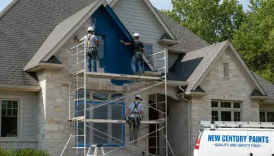 Painter team providing interior and exterior painting services in Olathe, KS