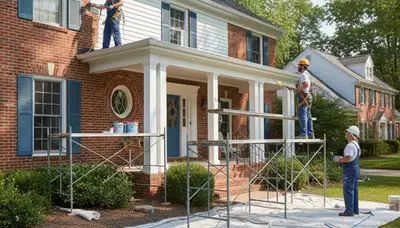 Professional painters providing interior and exterior painting services in Olathe, KS
