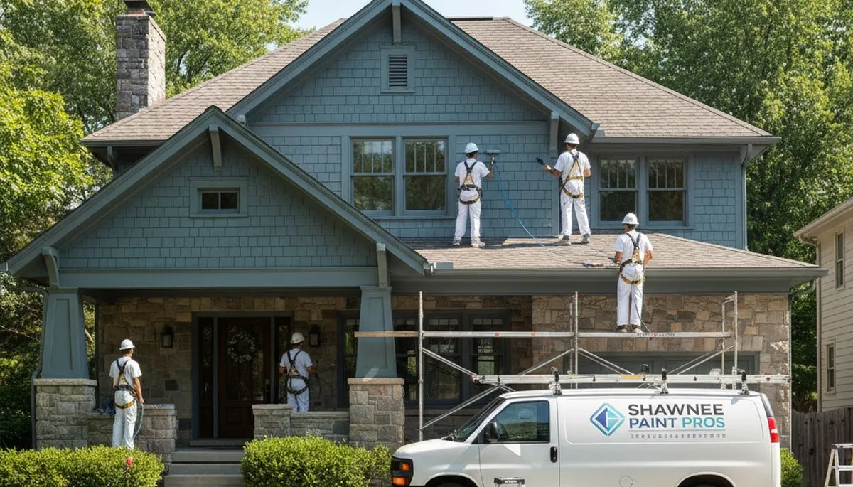 Professional painters providing interior and exterior painting services in Olathe, KS