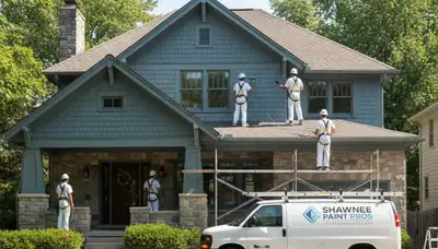 Professional painters providing interior and exterior painting services in Olathe, KS