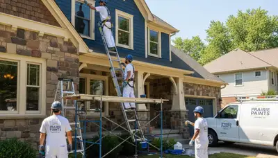 Professional house painting service in Olathe, KS by PaintersOlatheKS.com