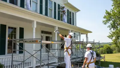 Professional painters providing exterior painting services in Olathe, KS