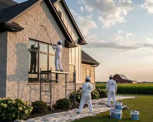 Exterior painting services in Olathe, KS for Midwest weather protection and curb appeal